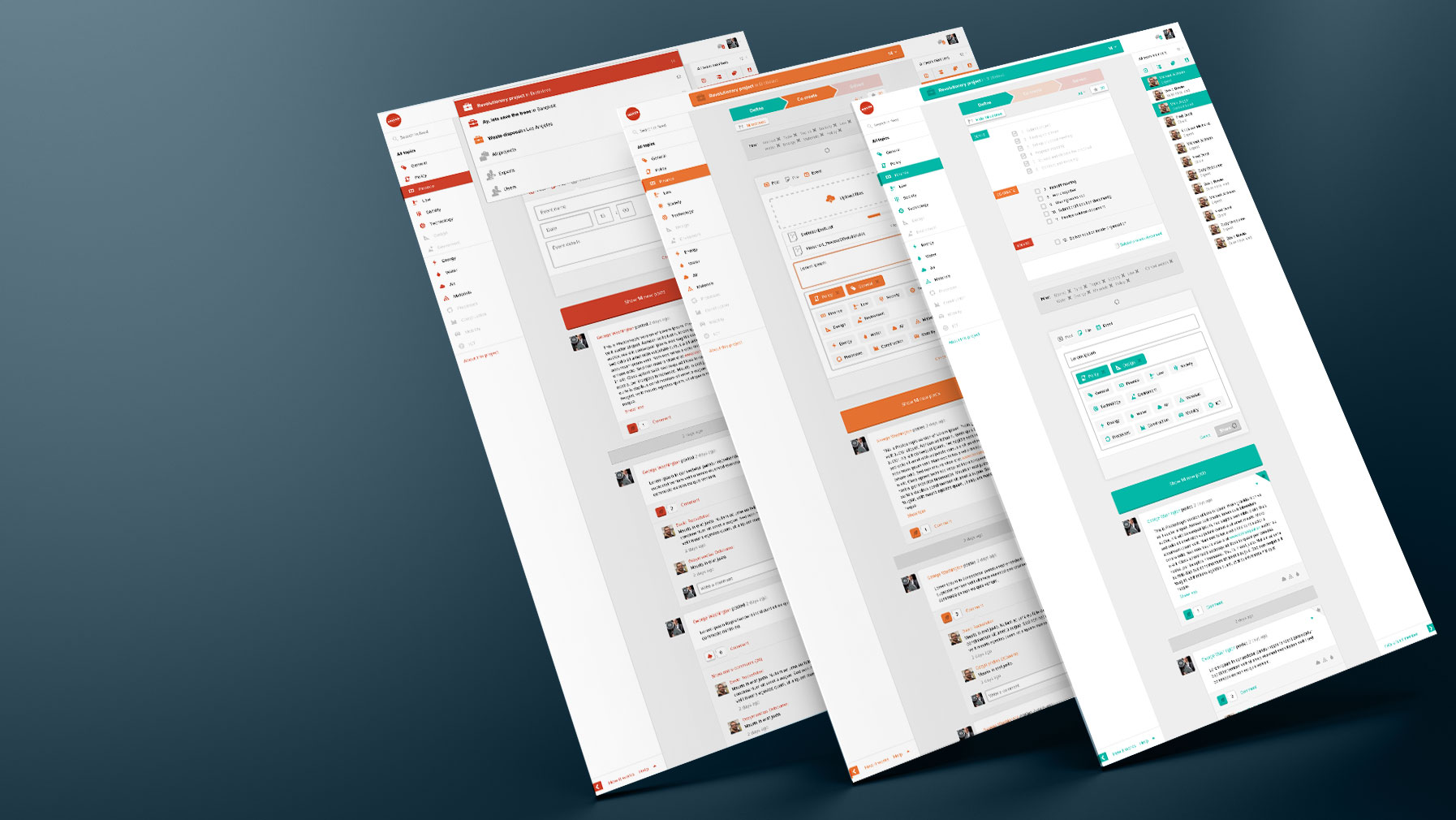3 color themes